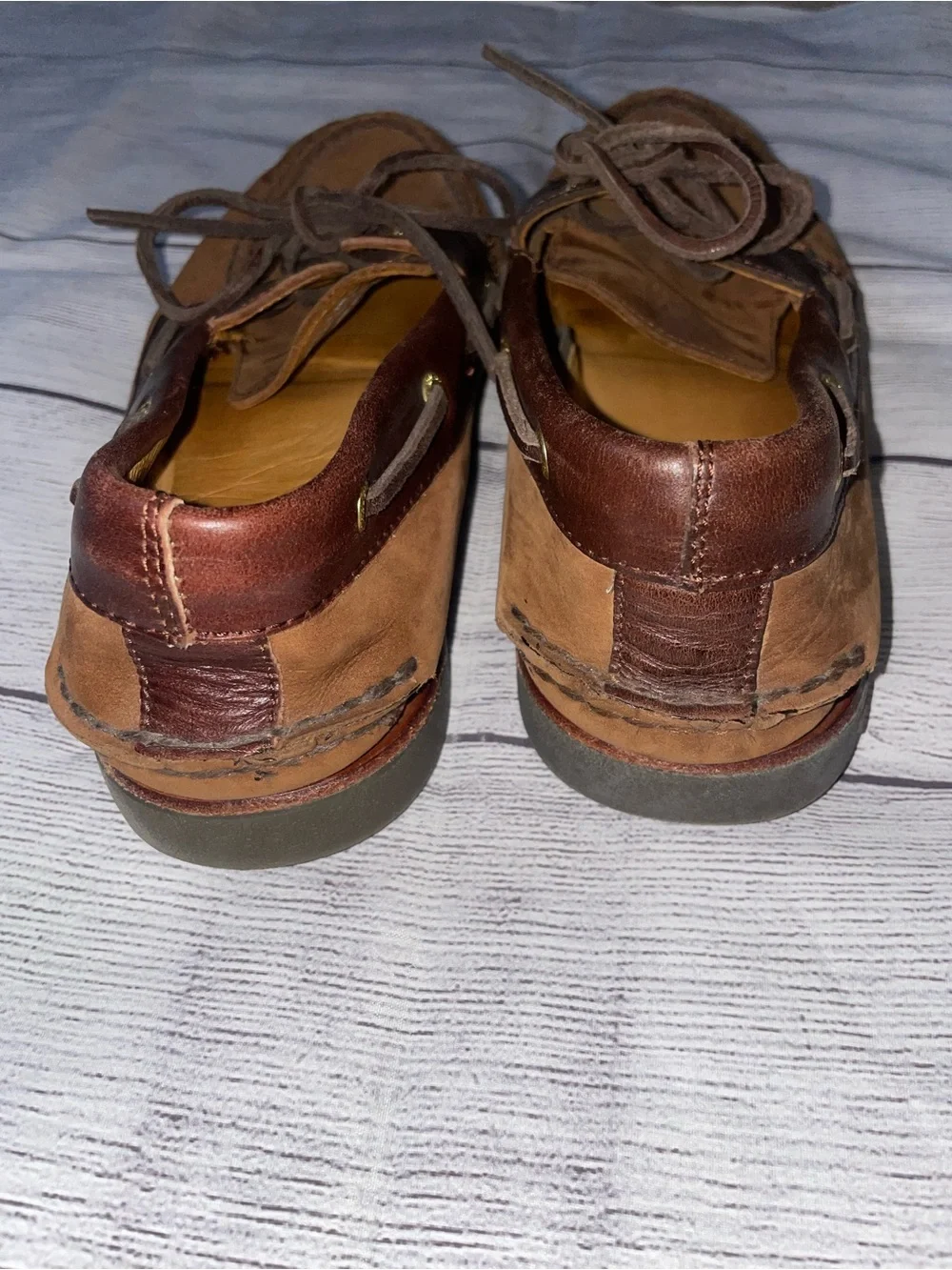 Sperry Topsider Gold Cup Brown Suede Boat Shoes